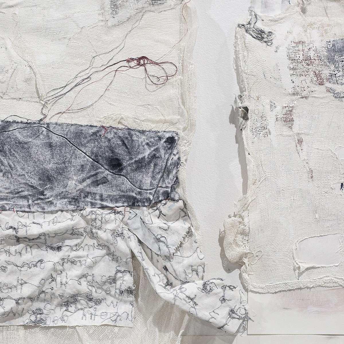Portrait-format work from Diploma of Visual Art at LCAD, Collingwood