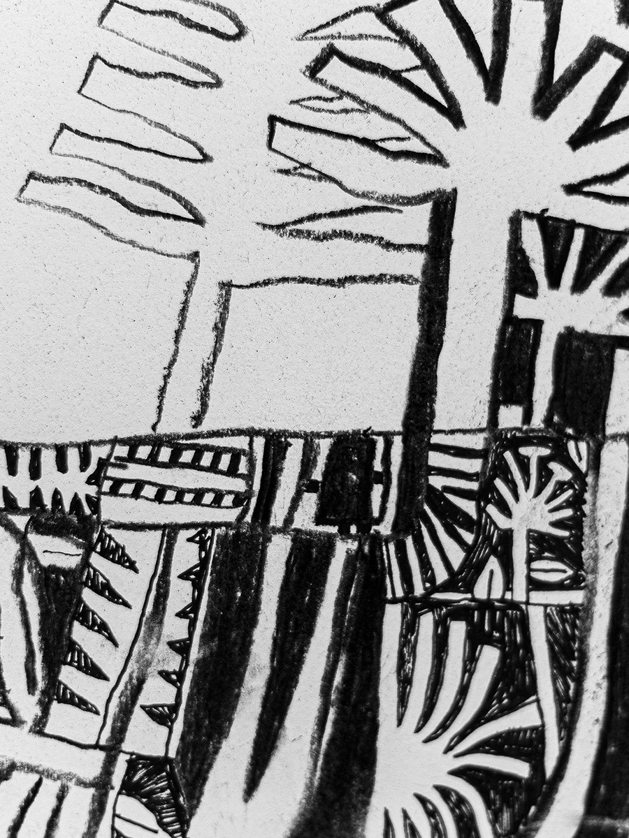 Student artwork from Methods &Techniques at Latrobe College of Art and Design