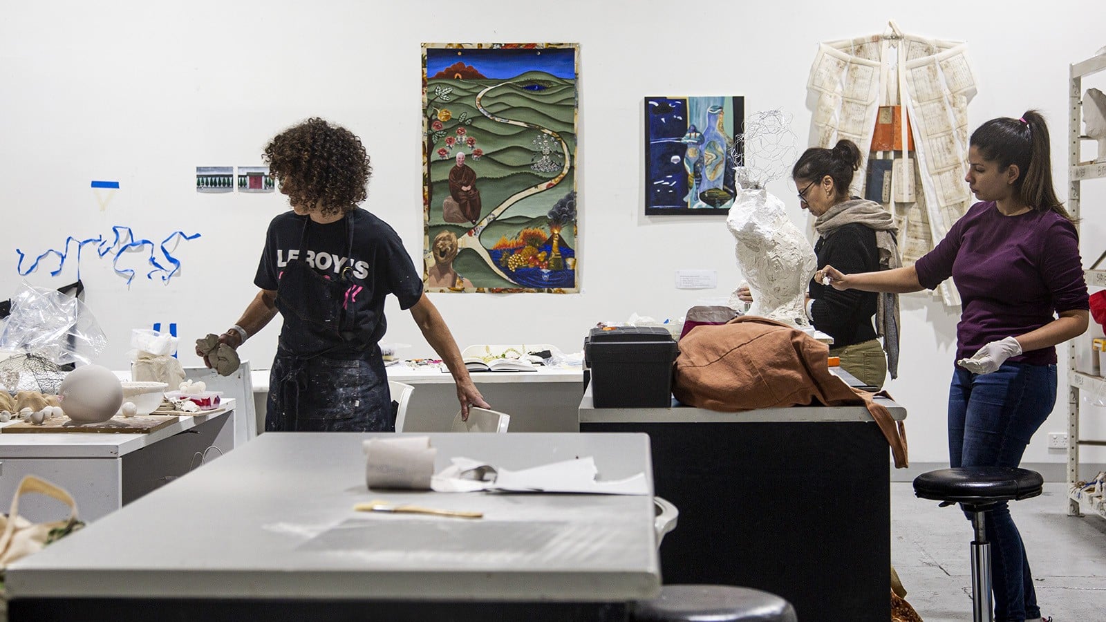 LCAD studio practice in Collingwood, Melbourne
