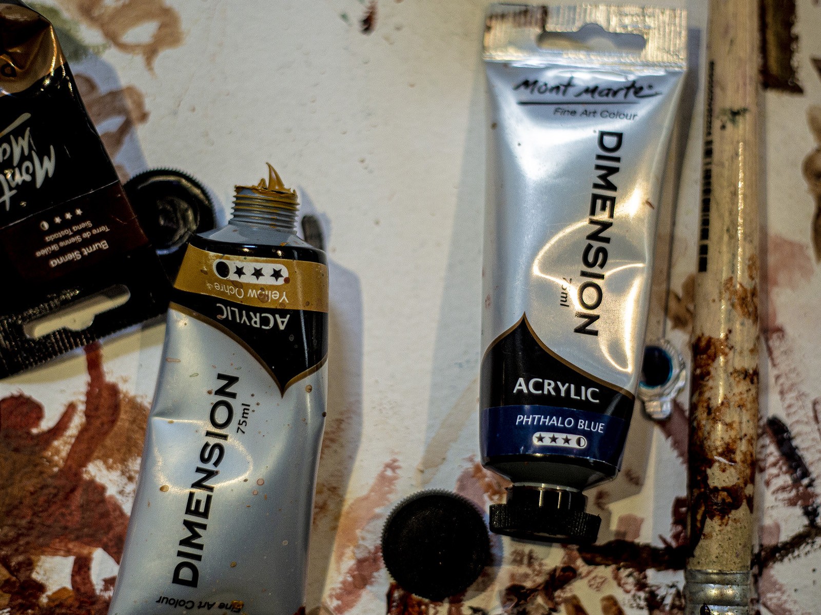 Studio detail from Advanced Diploma of Visual Art at LCAD, Melbourne