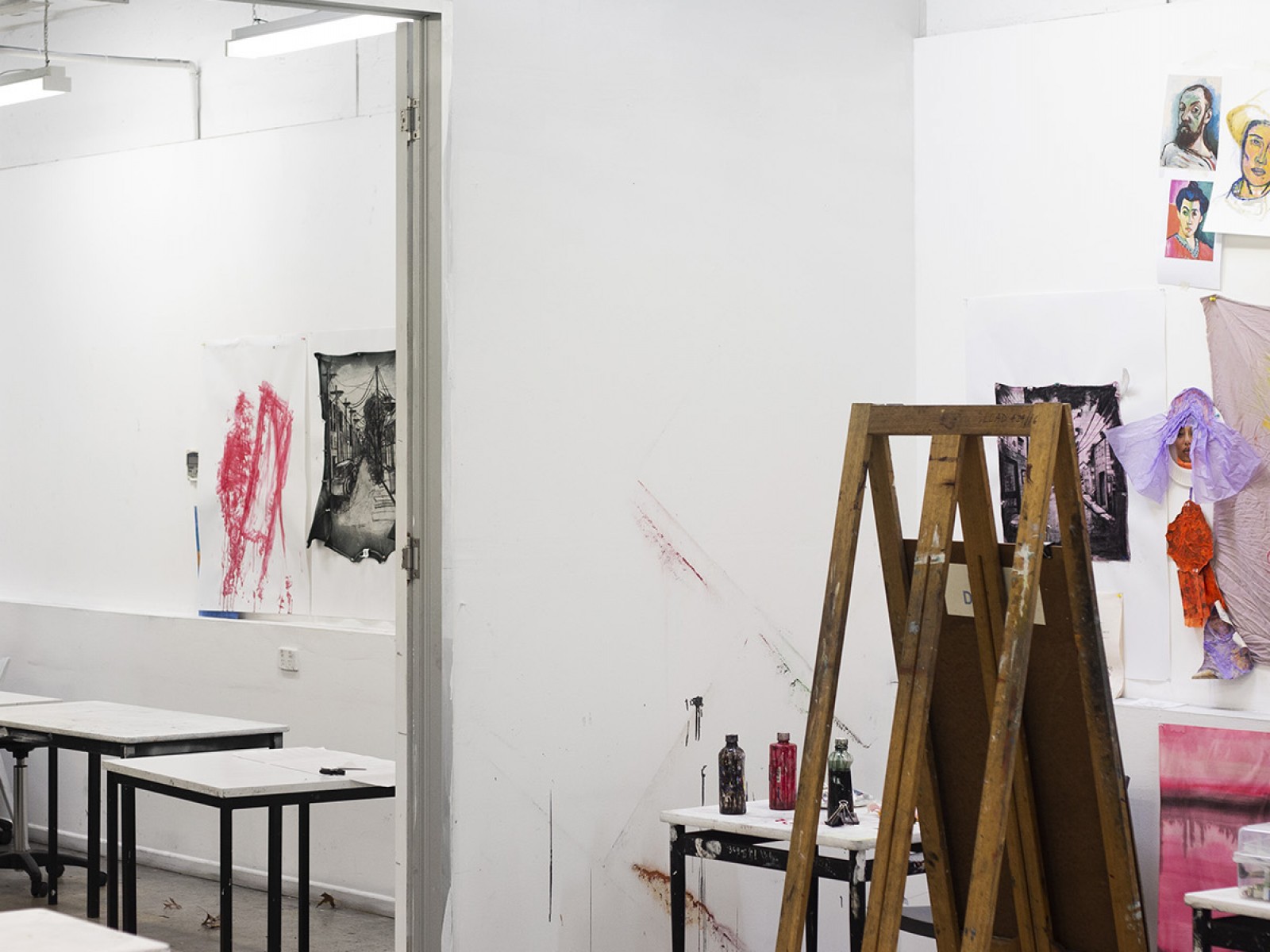 Studio detail from Key contacts at LCAD, Melbourne