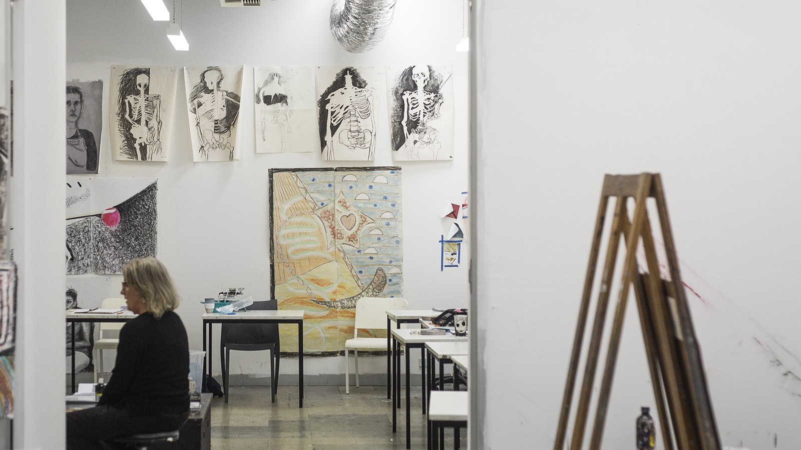 Students and studio practice from Design Theory & Practice at LCAD