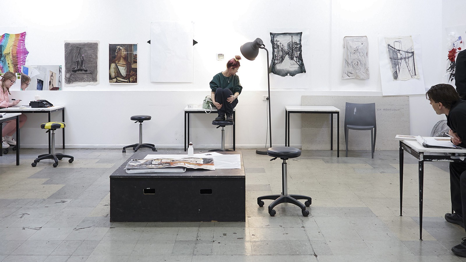 Students and studio practice from Life @ LCAD at LCAD