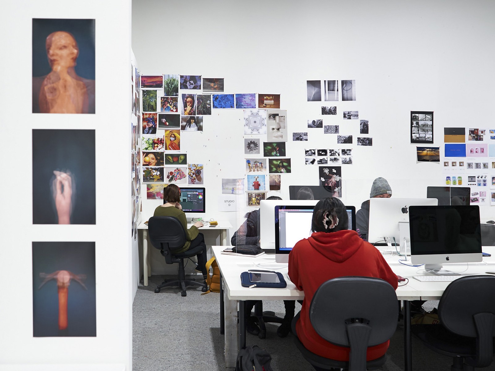 Campus and student work for Diploma of Graphic Design at LCAD