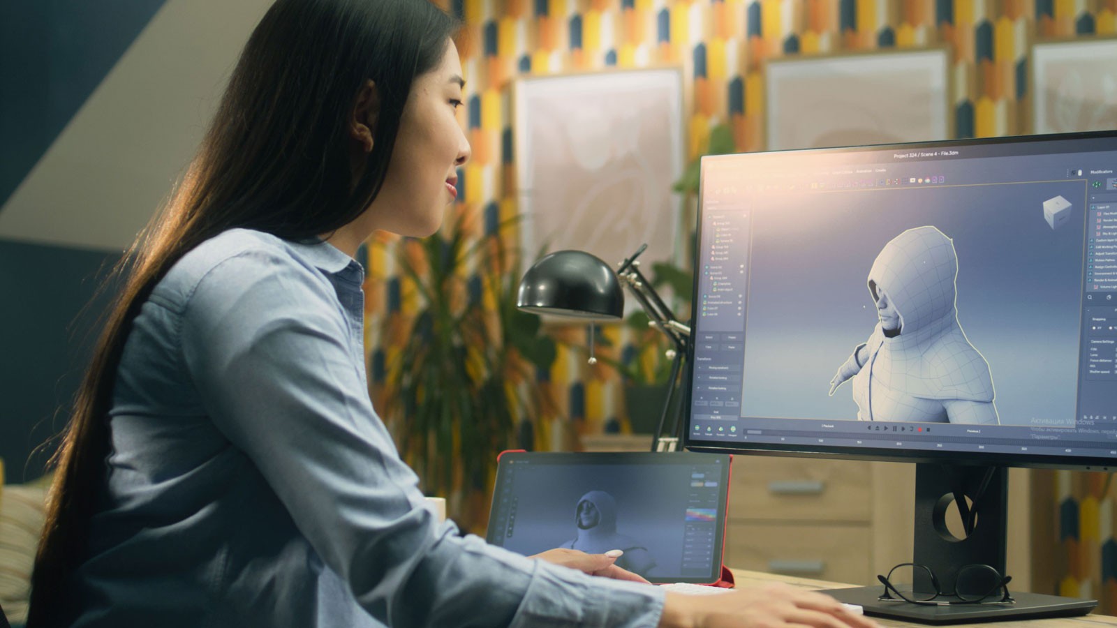 Game Art and Animation studio work at Latrobe College of Art and Design