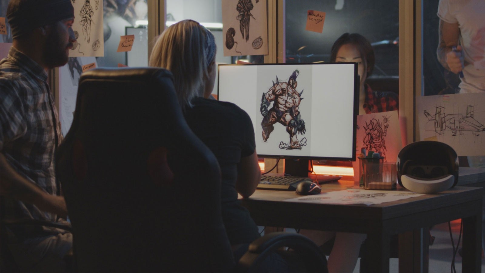 Game Art and Animation student work at LCAD