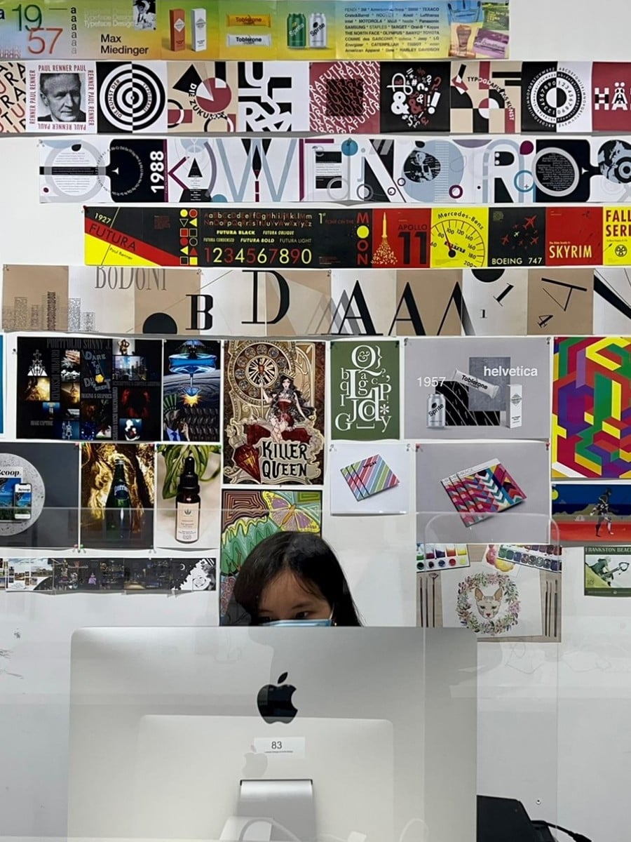 Graphic Design lab at Latrobe College of Art and Design
